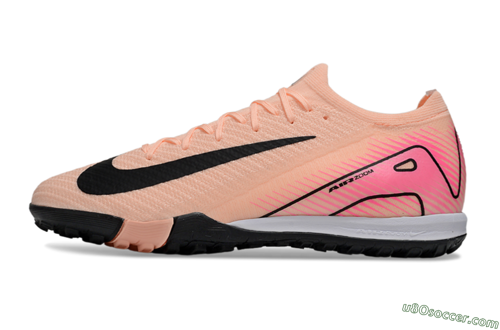 Nike Air Zoom Mercurial Vapor 16 Elite TF Artificial Turf Soccer Shoes - Pink/Black/White 2