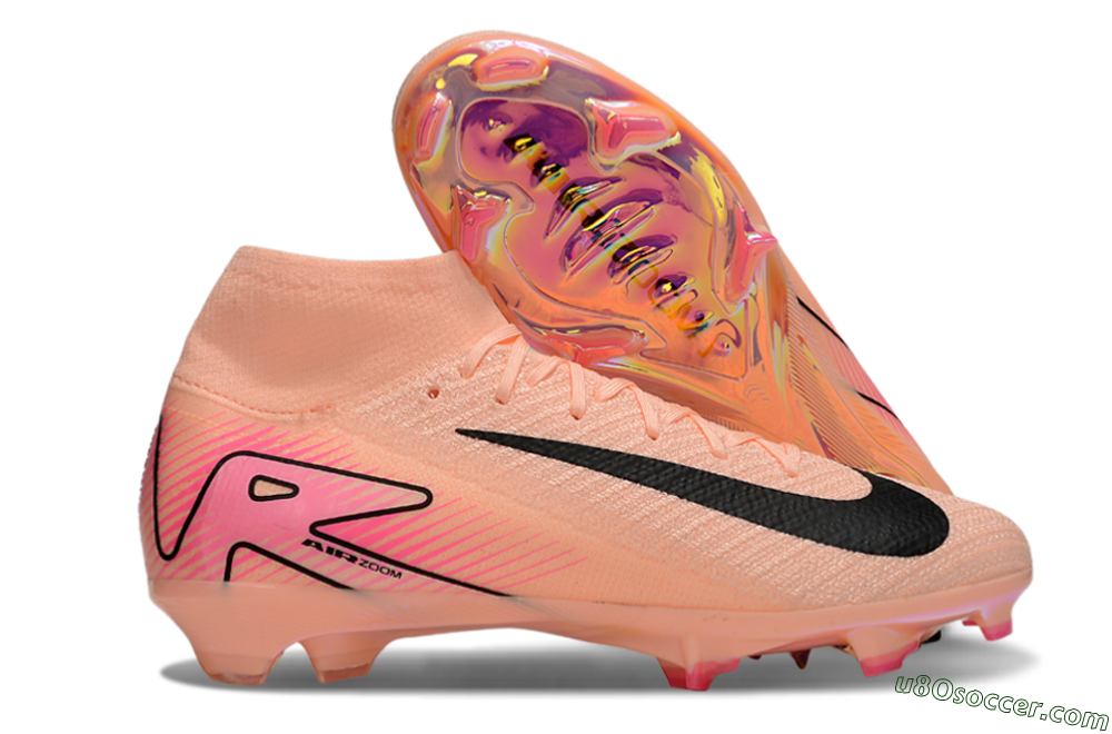 Nike Air Zoom Mercurial Superfly 10 Elite FG Firm Ground Soccer Cleats - Pink/Black/Red 1