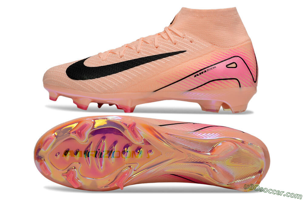 Nike Air Zoom Mercurial Superfly 10 Elite FG Firm Ground Soccer Cleats - Pink/Black/Red 0