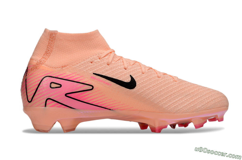 Nike Air Zoom Mercurial Superfly 10 Elite FG Firm Ground Soccer Cleats - Pink/Black/Red 7
