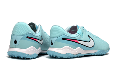 Nike Tiempo Legend 10 Academy TF Artificial Turf Soccer Shoes - Jade/White/Pink