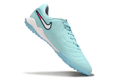 Nike Tiempo Legend 10 Academy TF Artificial Turf Soccer Shoes - Jade/White/Pink