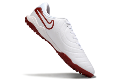 Nike Tiempo Legend 10 Academy TF Artificial Turf Soccer Shoes - White/Red