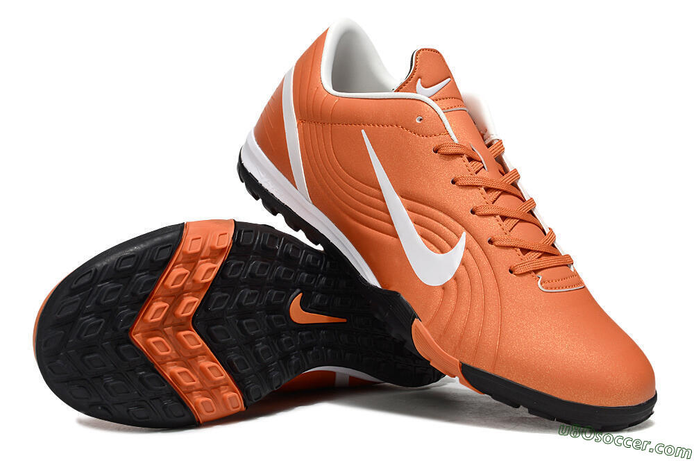 Nike Mercurial Vapor 1 Elite TF Artificial Turf Soccer Shoes - Brown/White 0