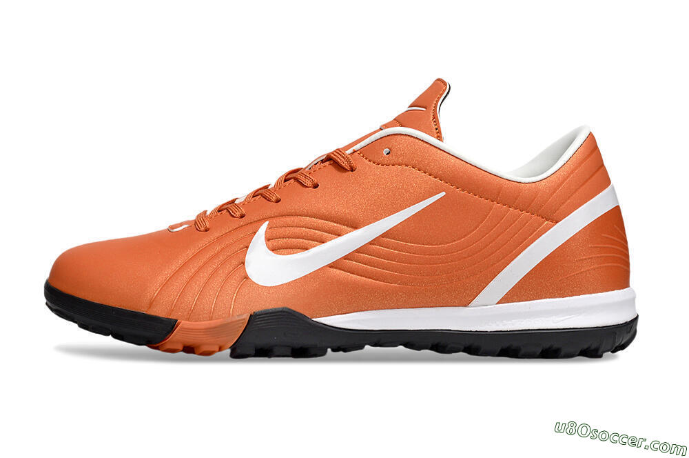 Nike Mercurial Vapor 1 Elite TF Artificial Turf Soccer Shoes - Brown/White 2