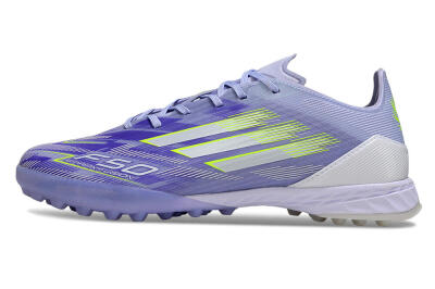 Adidas F50 Elite TF Artificial Turf Soccer Shoes - Purple/Yellow/White