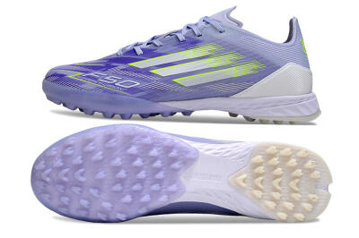 Adidas F50 Elite TF Artificial Turf Soccer Shoes - Purple/Yellow/White