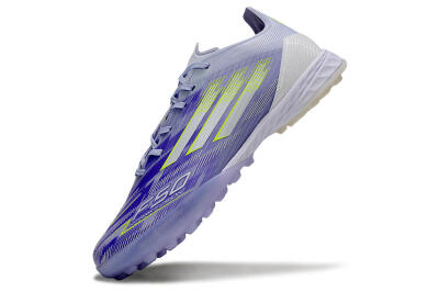 Adidas F50 Elite TF Artificial Turf Soccer Shoes - Purple/Yellow/White