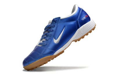 Nike Total 90 III TF Artificial Turf Soccer Shoes - Blue/White