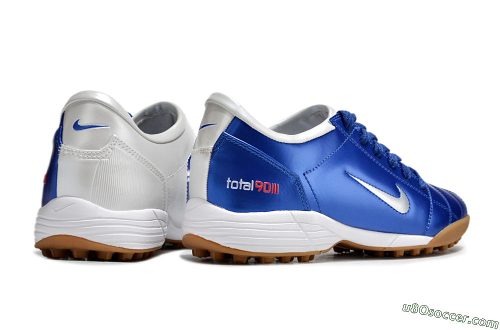 Nike Total 90 III TF Artificial Turf Soccer Shoes - Blue/White 6