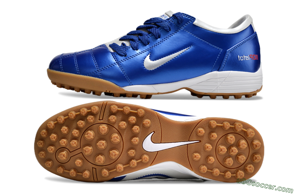 Nike Total 90 III TF Artificial Turf Soccer Shoes - Blue/White 0