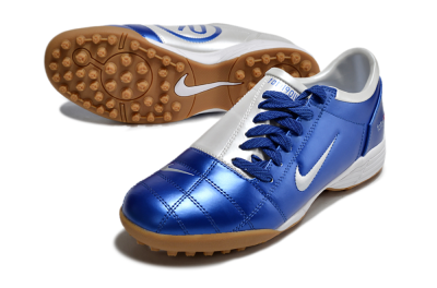 Nike Total 90 III TF Artificial Turf Soccer Shoes - Blue/White