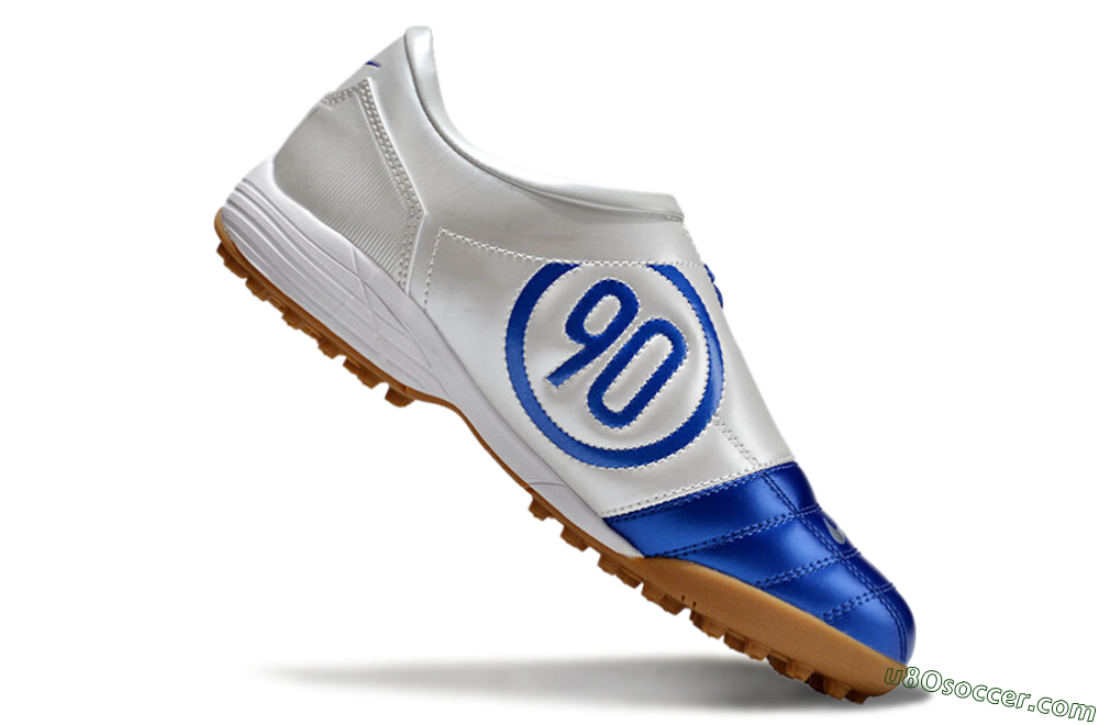 Nike Total 90 III TF Artificial Turf Soccer Shoes - Blue/White 4