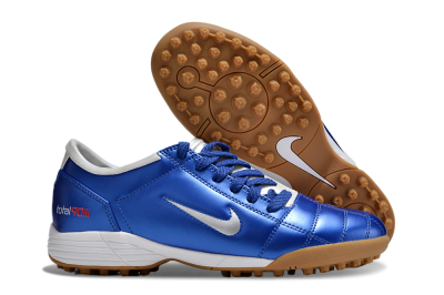Nike Total 90 III TF Artificial Turf Soccer Shoes - Blue/White