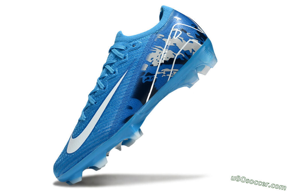 Nike Air Zoom Mercurial Vapor 16 Elite FG Firm Ground Soccer Cleats - Blue/White 5