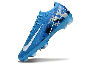 Nike Air Zoom Mercurial Vapor 16 Elite FG Firm Ground Soccer Cleats - Blue/White