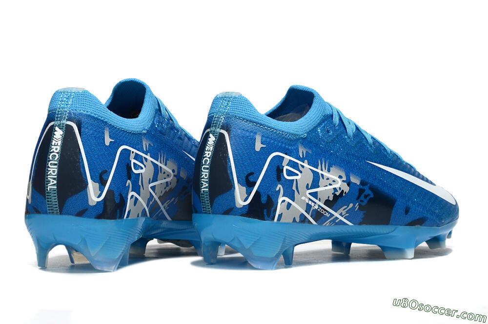 Nike Air Zoom Mercurial Vapor 16 Elite FG Firm Ground Soccer Cleats - Blue/White 6