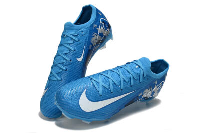 Nike Air Zoom Mercurial Vapor 16 Elite FG Firm Ground Soccer Cleats - Blue/White