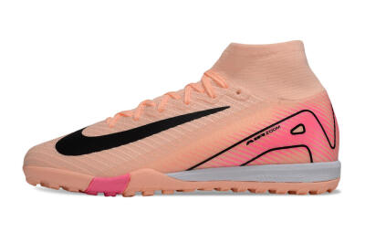 Nike Air Zoom Mercurial Superfly 10 Elite TF Artificial Turf Soccer Shoes - Pink/Black/Red