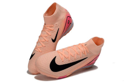 Nike Air Zoom Mercurial Superfly 10 Elite TF Artificial Turf Soccer Shoes - Pink/Black/Red
