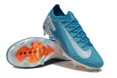 Nike Air Zoom Mercurial Vapor 16 Elite FG Firm Ground Soccer Cleats - Blue/White