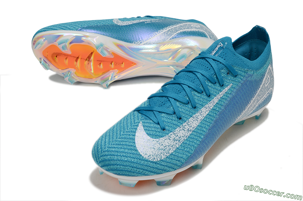 Nike Air Zoom Mercurial Vapor 16 Elite FG Firm Ground Soccer Cleats - Blue/White 3