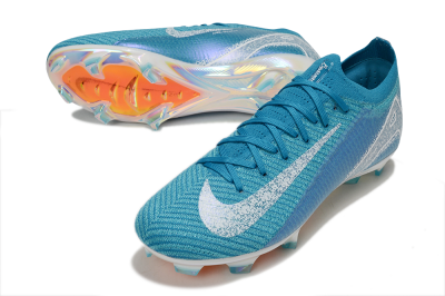 Nike Air Zoom Mercurial Vapor 16 Elite FG Firm Ground Soccer Cleats - Blue/White