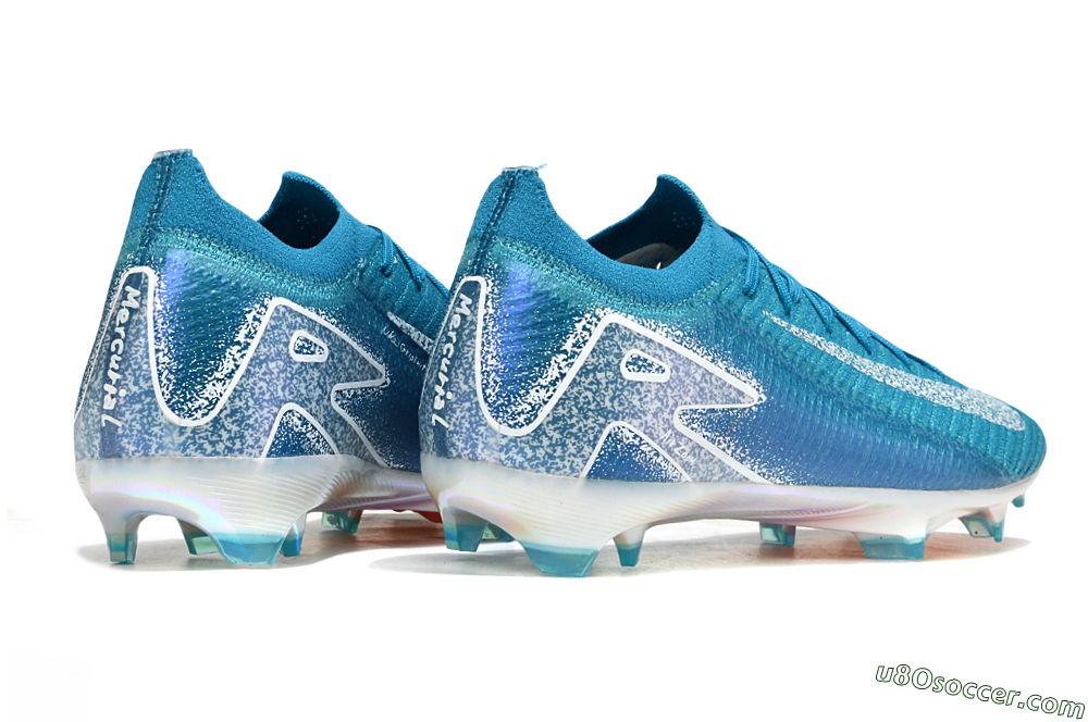 Nike Air Zoom Mercurial Vapor 16 Elite FG Firm Ground Soccer Cleats - Blue/White 7