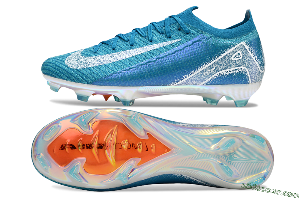 Nike Air Zoom Mercurial Vapor 16 Elite FG Firm Ground Soccer Cleats - Blue/White 0