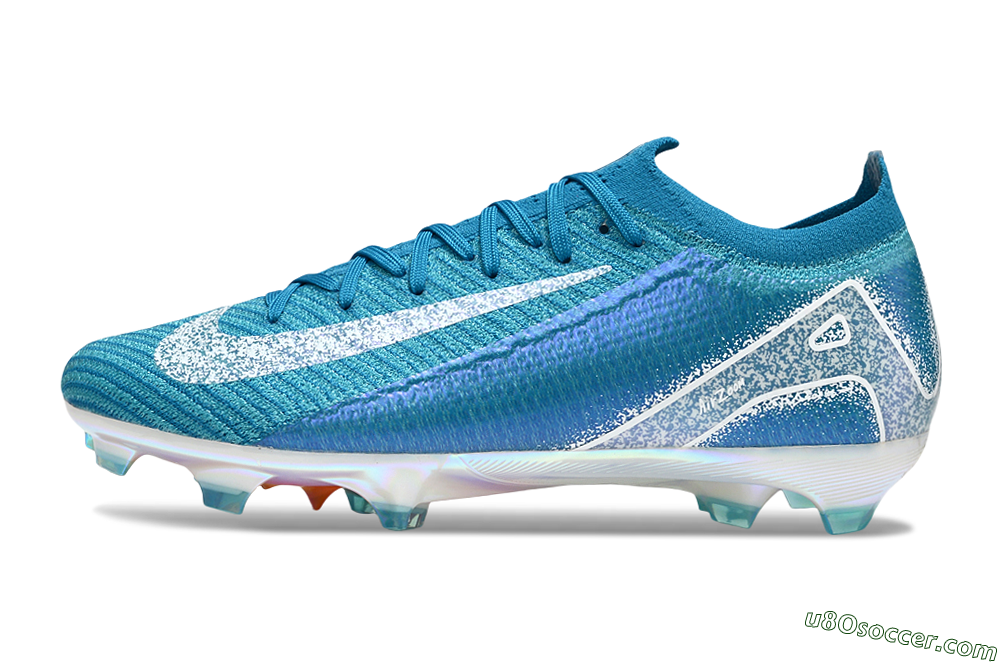 Nike Air Zoom Mercurial Vapor 16 Elite FG Firm Ground Soccer Cleats - Blue/White 2