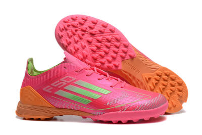 Adidas F50 Pro TF Artificial Turf Soccer Shoes - Red/Yellow/Orange