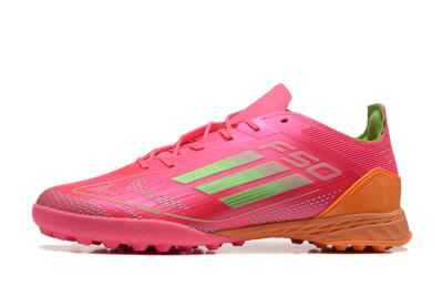 Adidas F50 Pro TF Artificial Turf Soccer Shoes - Red/Yellow/Orange