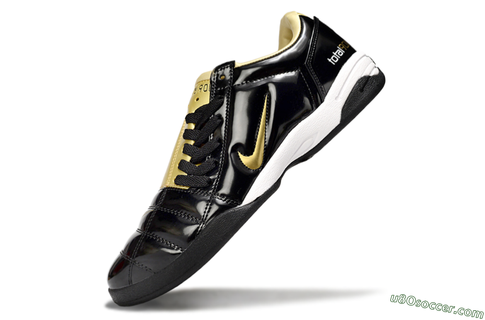 Nike Total 90 III IC Indoor & Futsal Soccer Shoes - Black/Gold 6