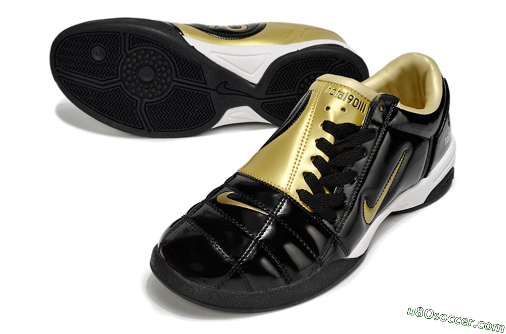 Nike Total 90 III IC Indoor & Futsal Soccer Shoes - Black/Gold 3