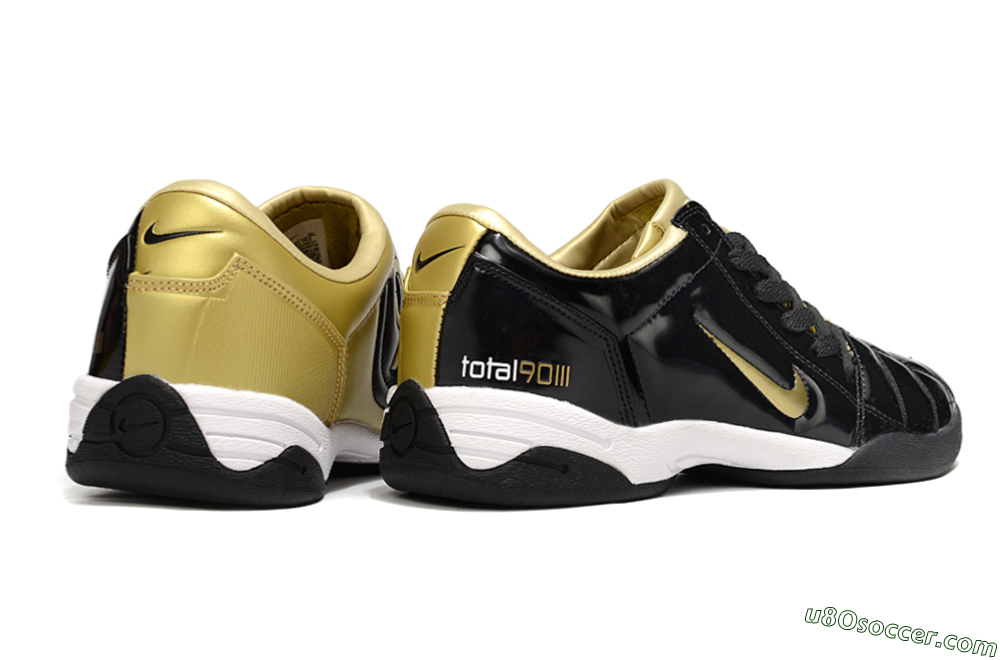 Nike Total 90 III IC Indoor & Futsal Soccer Shoes - Black/Gold 7