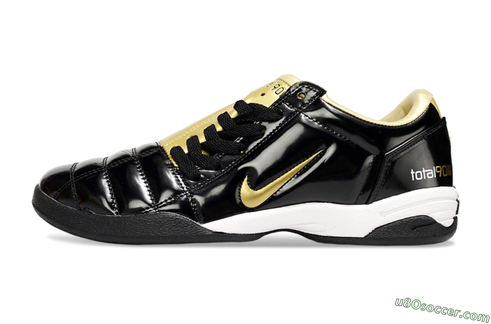 Nike Total 90 III IC Indoor & Futsal Soccer Shoes - Black/Gold 2
