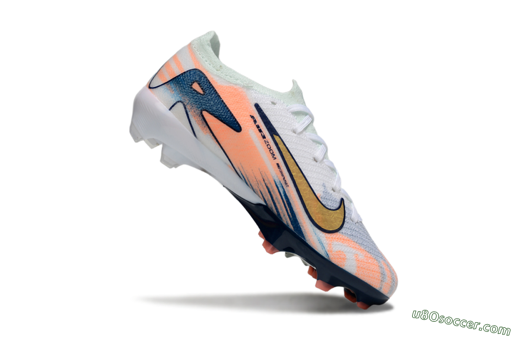 Nike Air Zoom Mercurial Vapor 16 Elite FG Firm Ground Soccer Cleats - Pink/Yellow/Blue 4