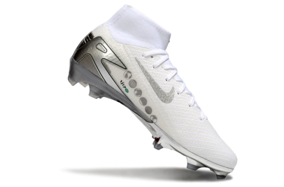 Nike Air Zoom Mercurial Superfly 10 Elite FG Firm Ground Soccer Cleats - Beige/White/Silver