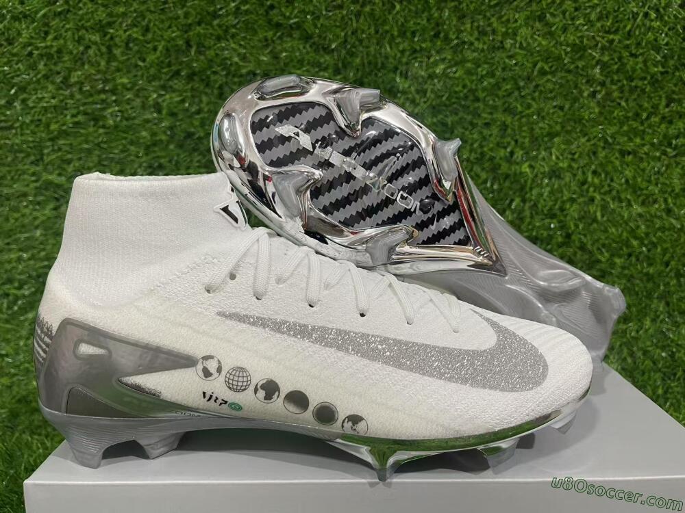 Nike Air Zoom Mercurial Superfly 10 Elite FG Firm Ground Soccer Cleats - Beige/White/Silver