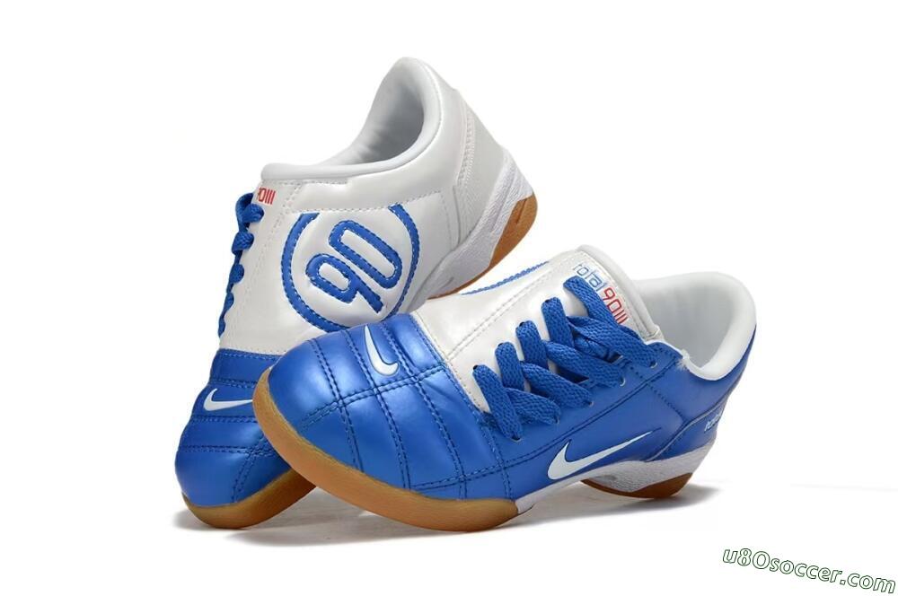 Nike Total 90 III IC Indoor & Futsal Soccer Shoes - Blue/White 3