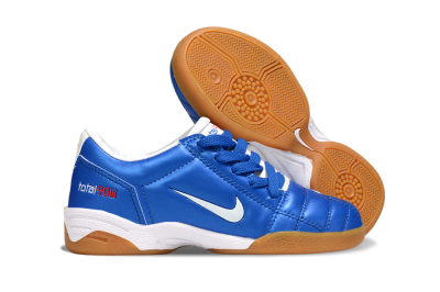 Nike Total 90 III IC Indoor & Futsal Soccer Shoes - Blue/White