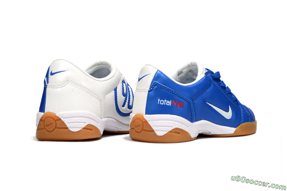 Nike Total 90 III IC Indoor & Futsal Soccer Shoes - Blue/White 6