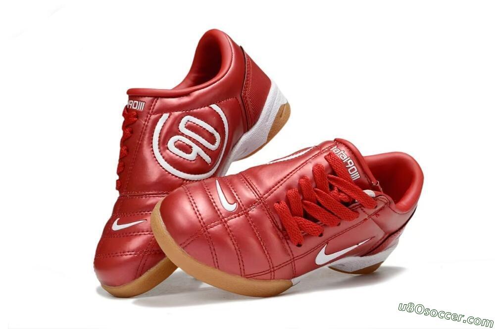 Nike Total 90 III IC Indoor & Futsal Soccer Shoes - Red/White 3