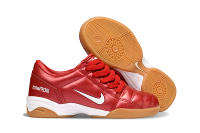 Nike Total 90 III IC Indoor & Futsal Soccer Shoes - Red/White