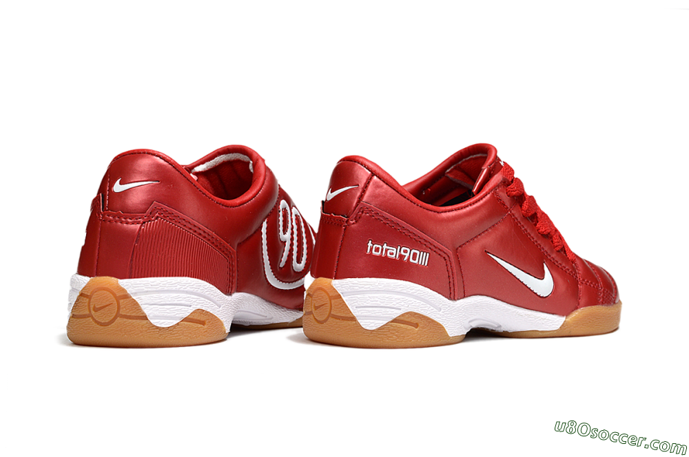 Nike Total 90 III IC Indoor & Futsal Soccer Shoes - Red/White 6