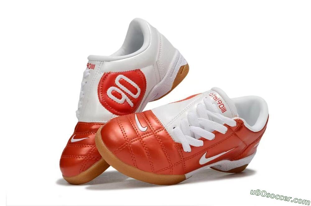 Nike Total 90 III IC Indoor & Futsal Soccer Shoes - Red/White 3