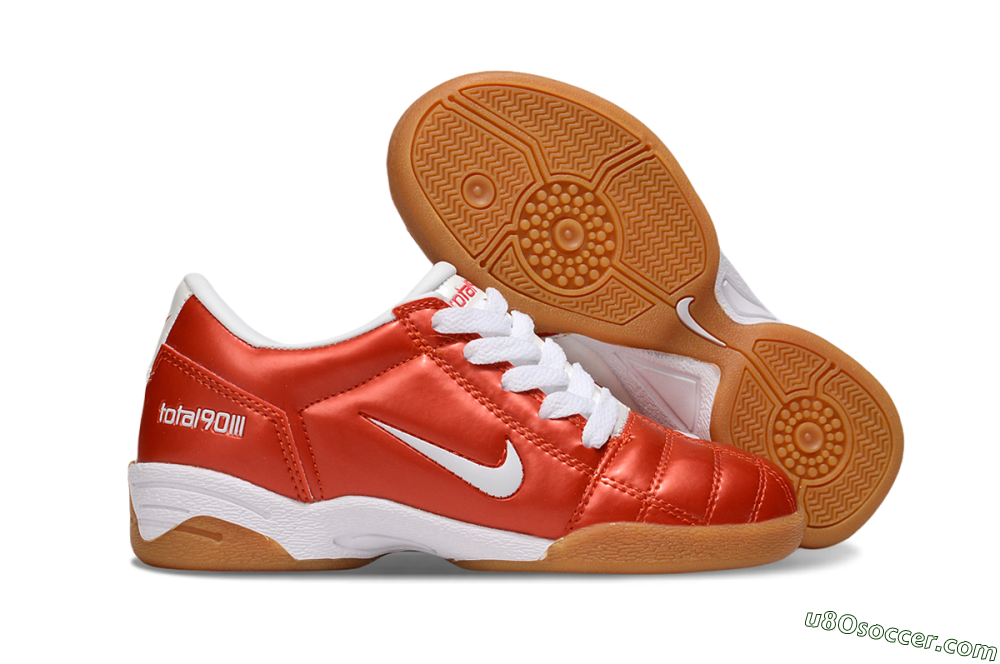 Nike Total 90 III IC Indoor & Futsal Soccer Shoes - Red/White 1