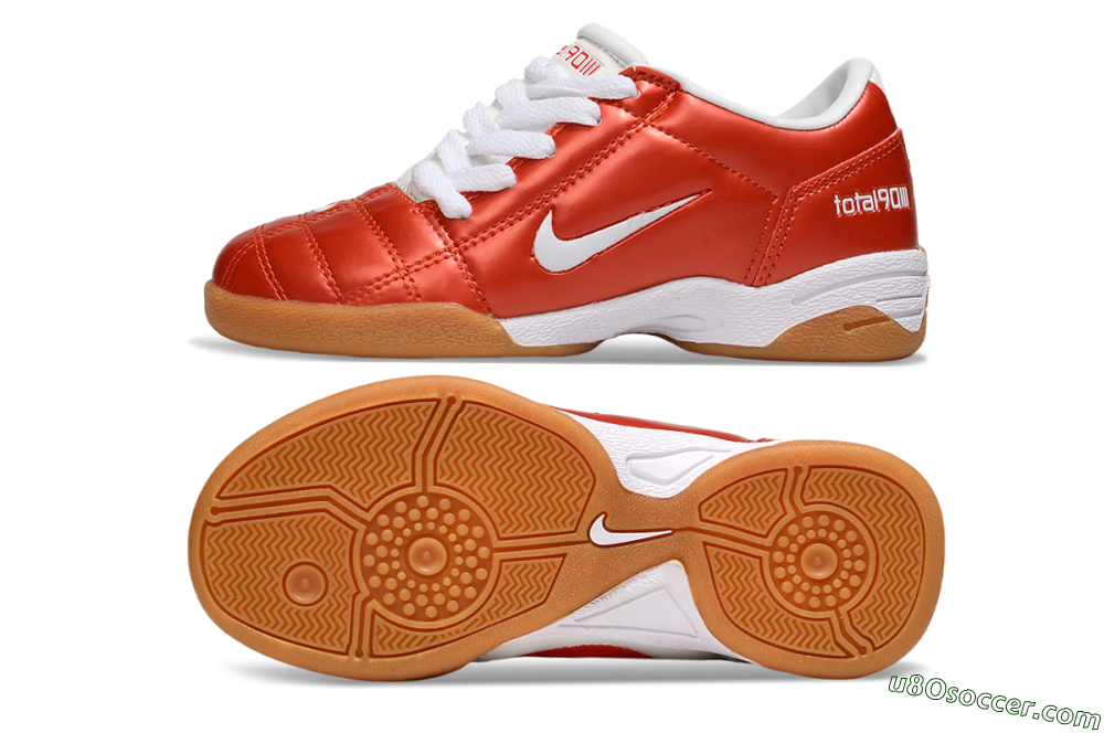 Nike Total 90 III IC Indoor & Futsal Soccer Shoes - Red/White 0