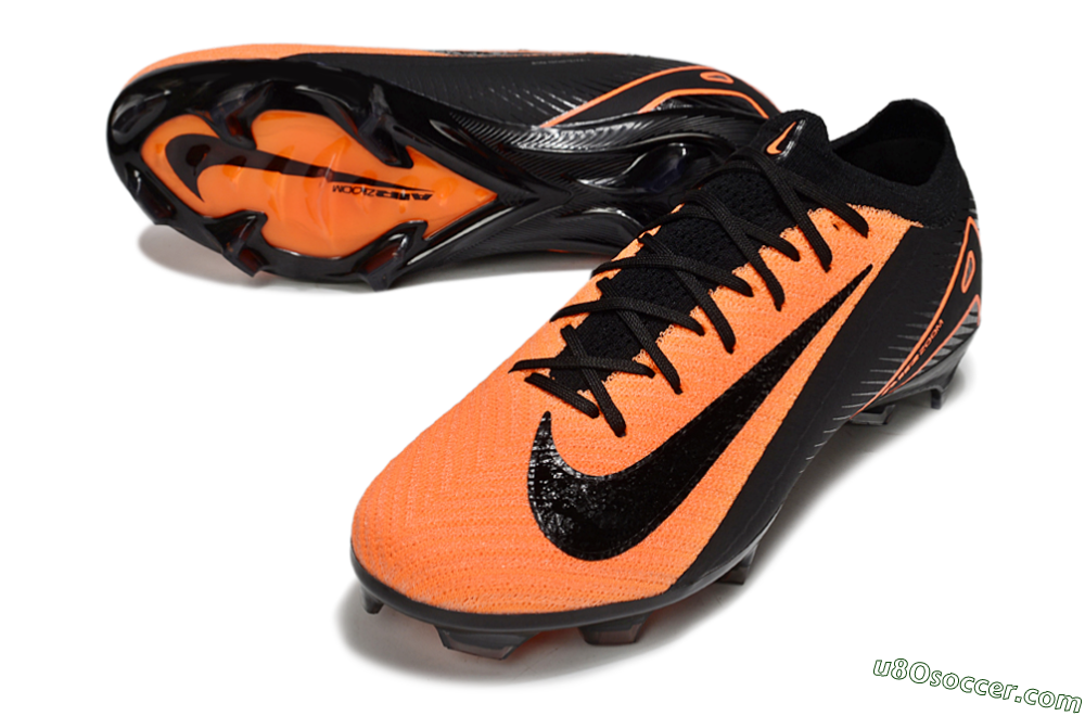 Nike Air Zoom Mercurial Vapor 16 Elite FG Firm Ground Soccer Cleats - Orange/Black 3