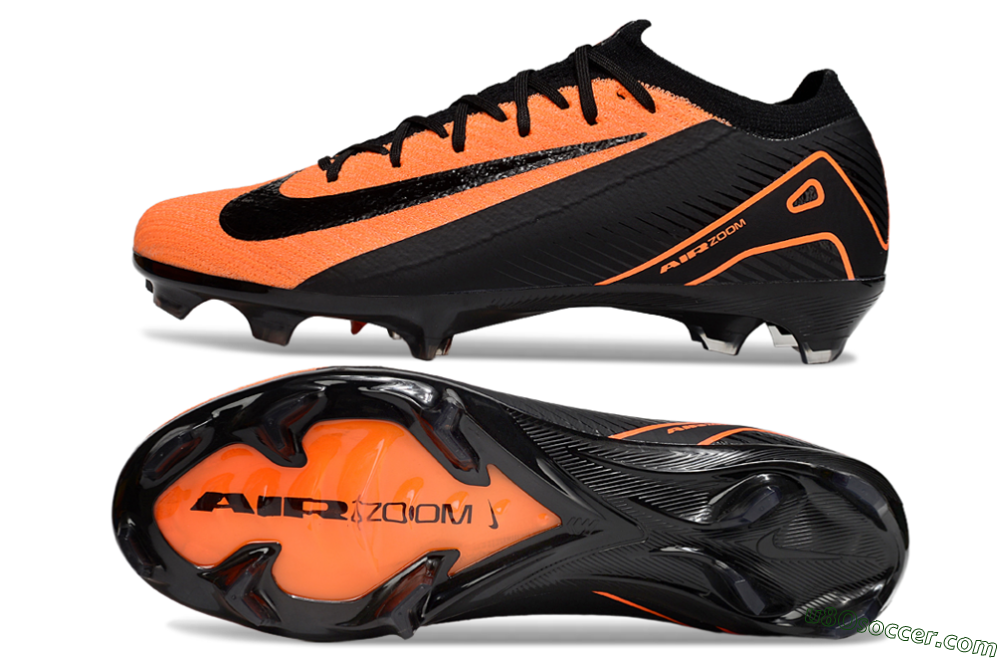 Nike Air Zoom Mercurial Vapor 16 Elite FG Firm Ground Soccer Cleats - Orange/Black 0